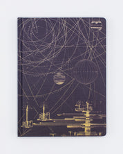 Planetary Motion Hardcover Notebook - Lined/Grid