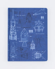 Rocketry Hardcover Notebook - Dot Grid