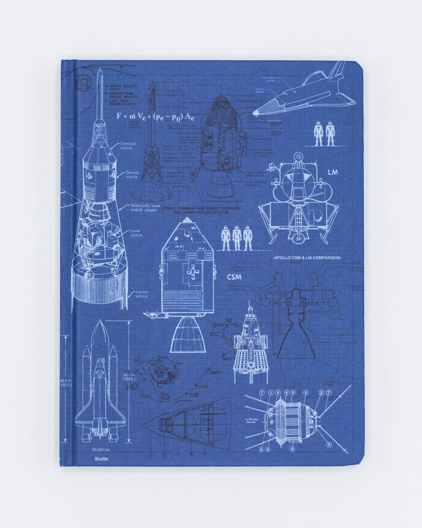 Rocketry Hardcover Notebook - Dot Grid