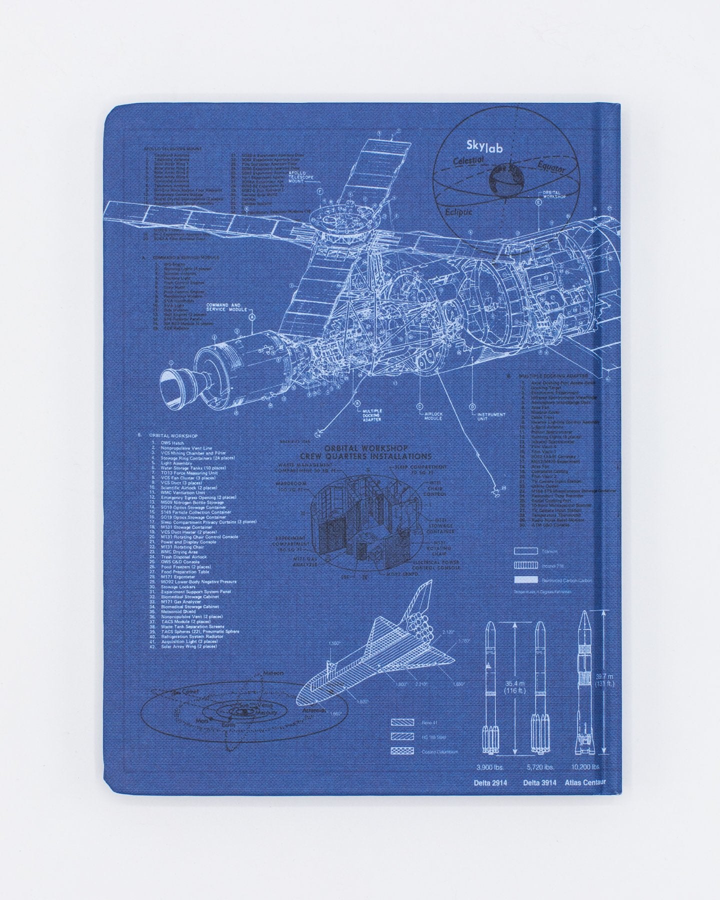 Rocketry Hardcover Notebook - Dot Grid