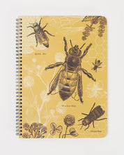 Honey Bee Spiral Notebook