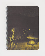 Firefly Meadow Spiral Notebook