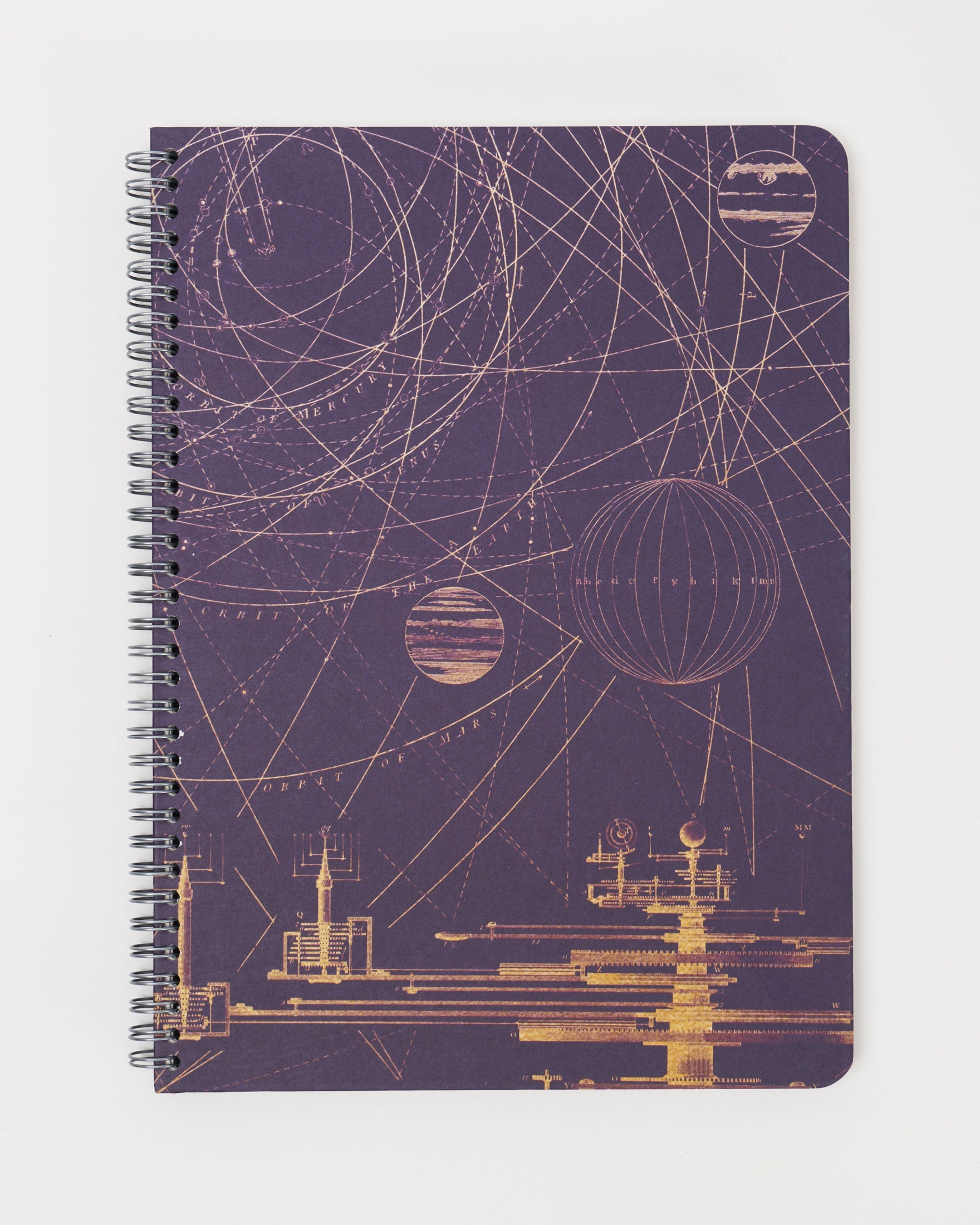 Planetary Motion in Orbit Spiral Notebook