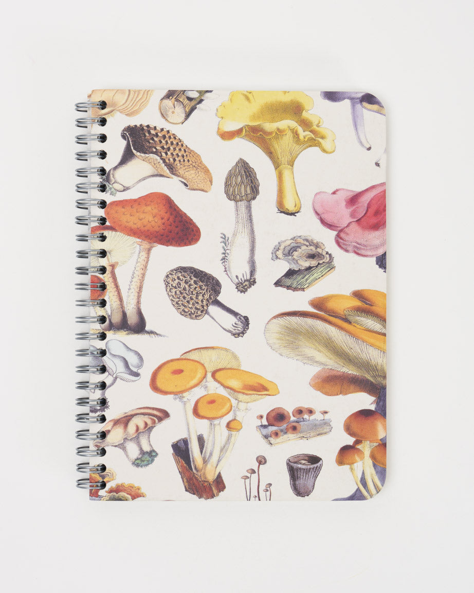 Mushrooms Spiral Notebook