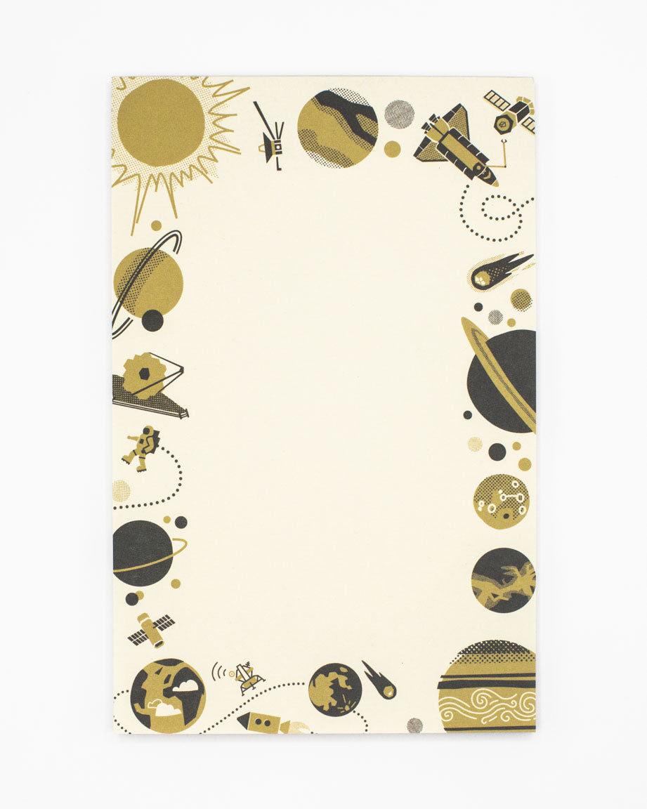 Retro Space Notepads