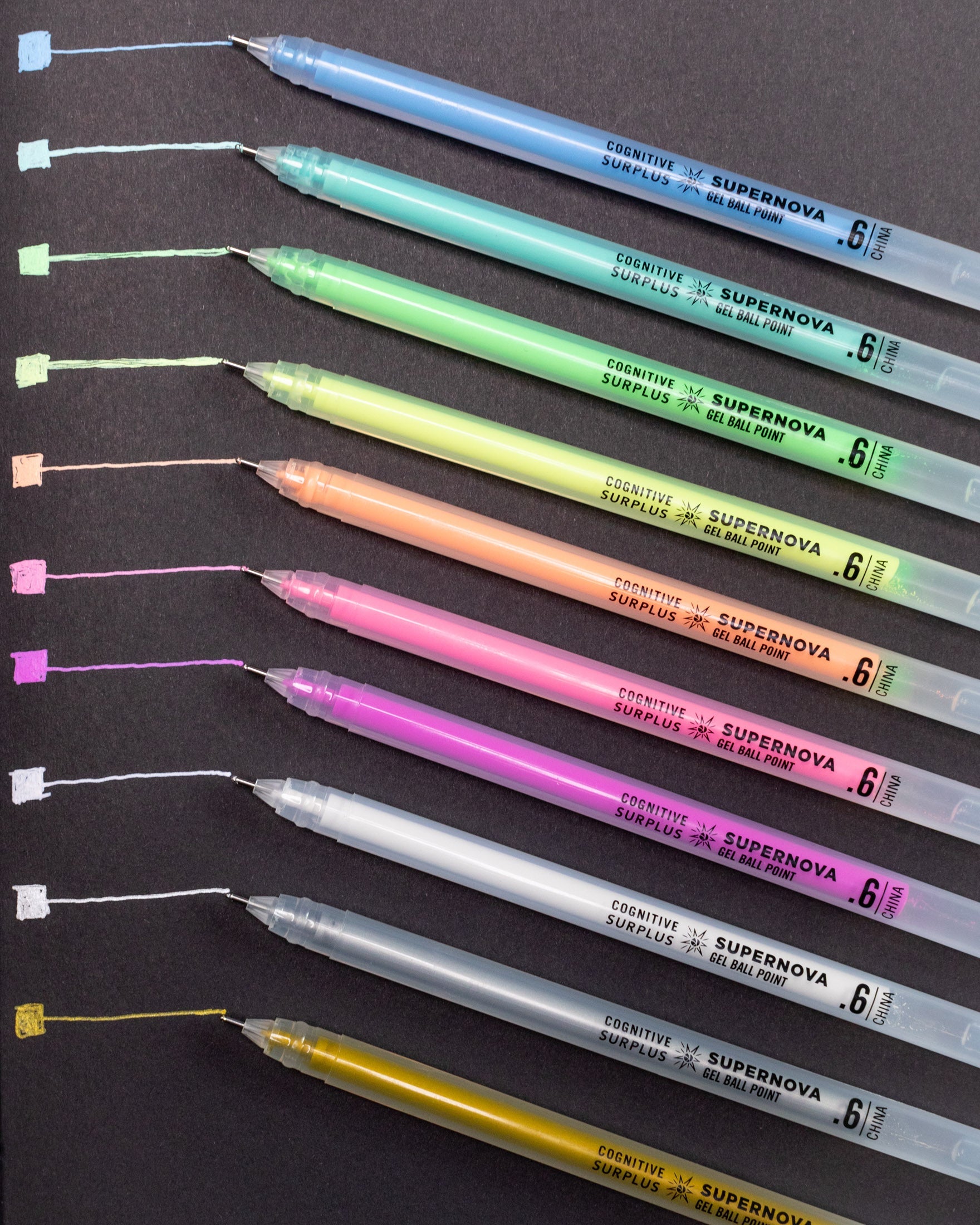 Supernova Gel Pens (Pack of 10)