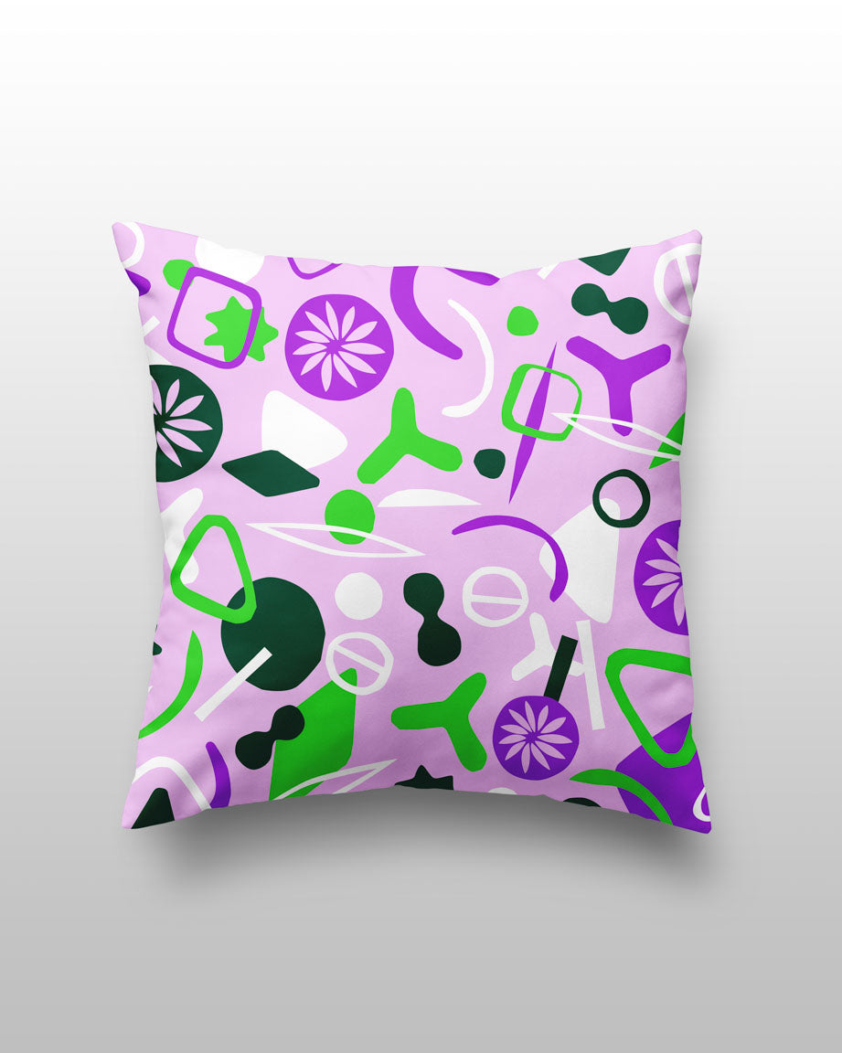 Plankton: Diatoms Pillow Cover