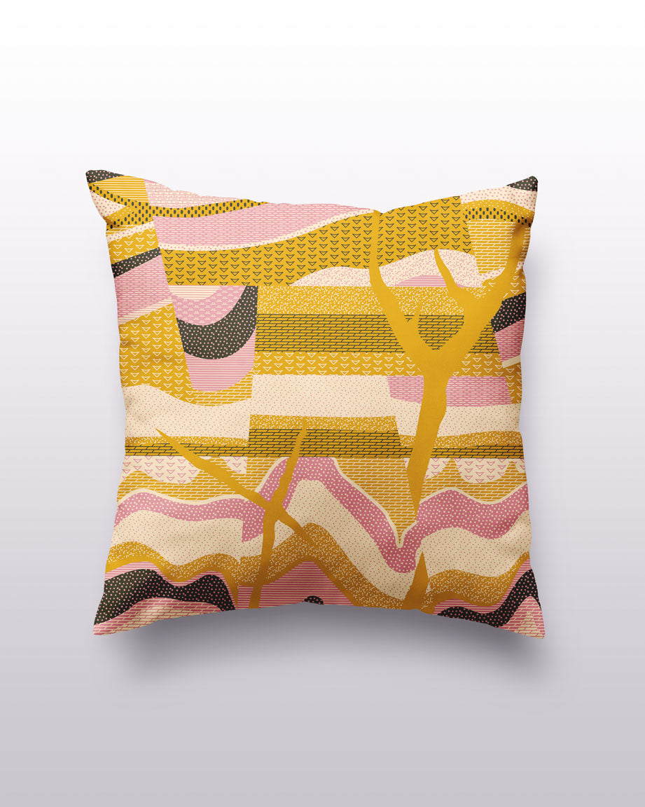 Geologic Layers Pillow Cover