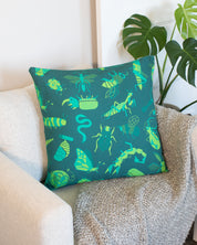 Retro Insects Pillow Cover