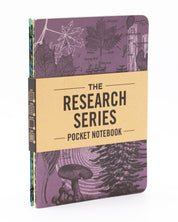 Natural Science research 4 pack by Cognitive Surplus, mini softcover, 100% recycled paper