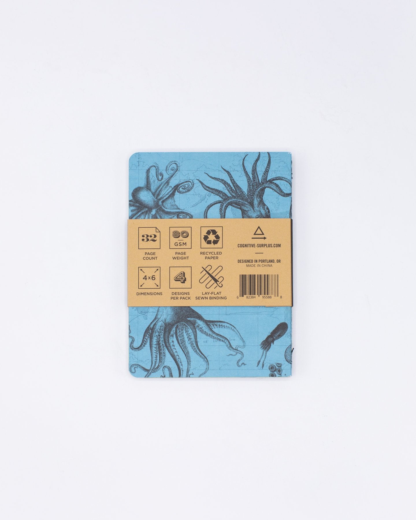 Natural Science Pocket Notebook 4-pack