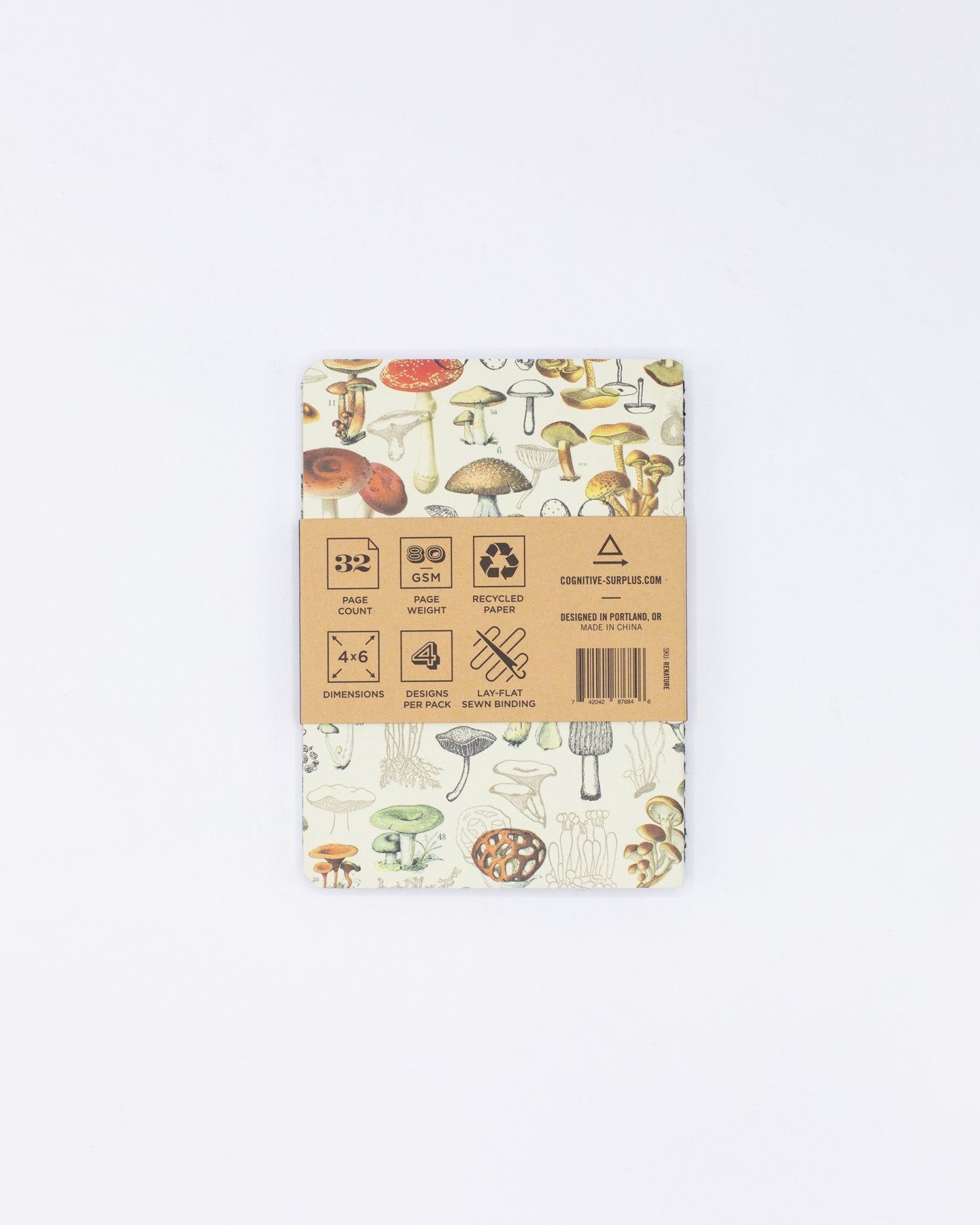 Nature Pocket Notebook 4er-Pack