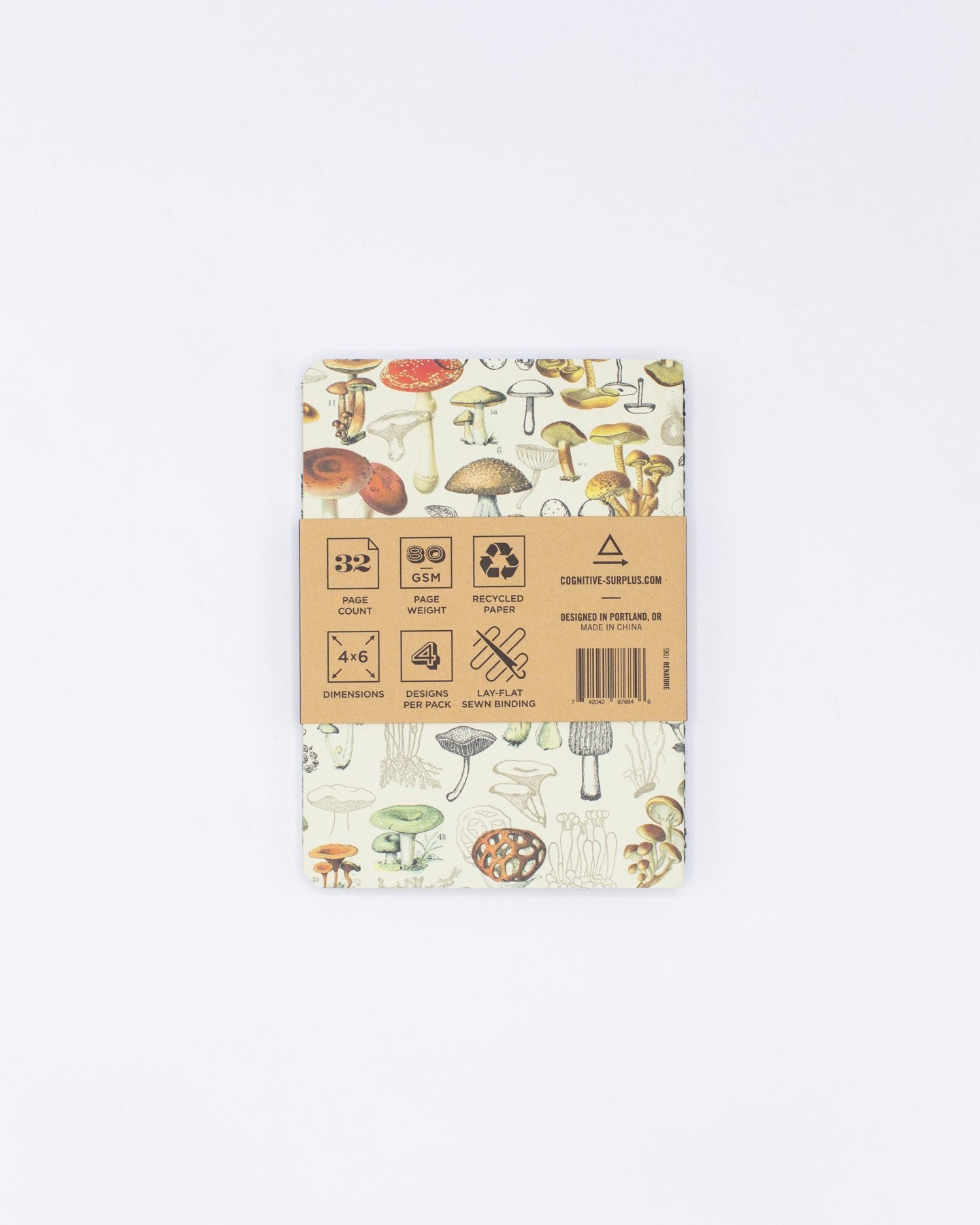 Pack de 4 carnets Nature Pocket