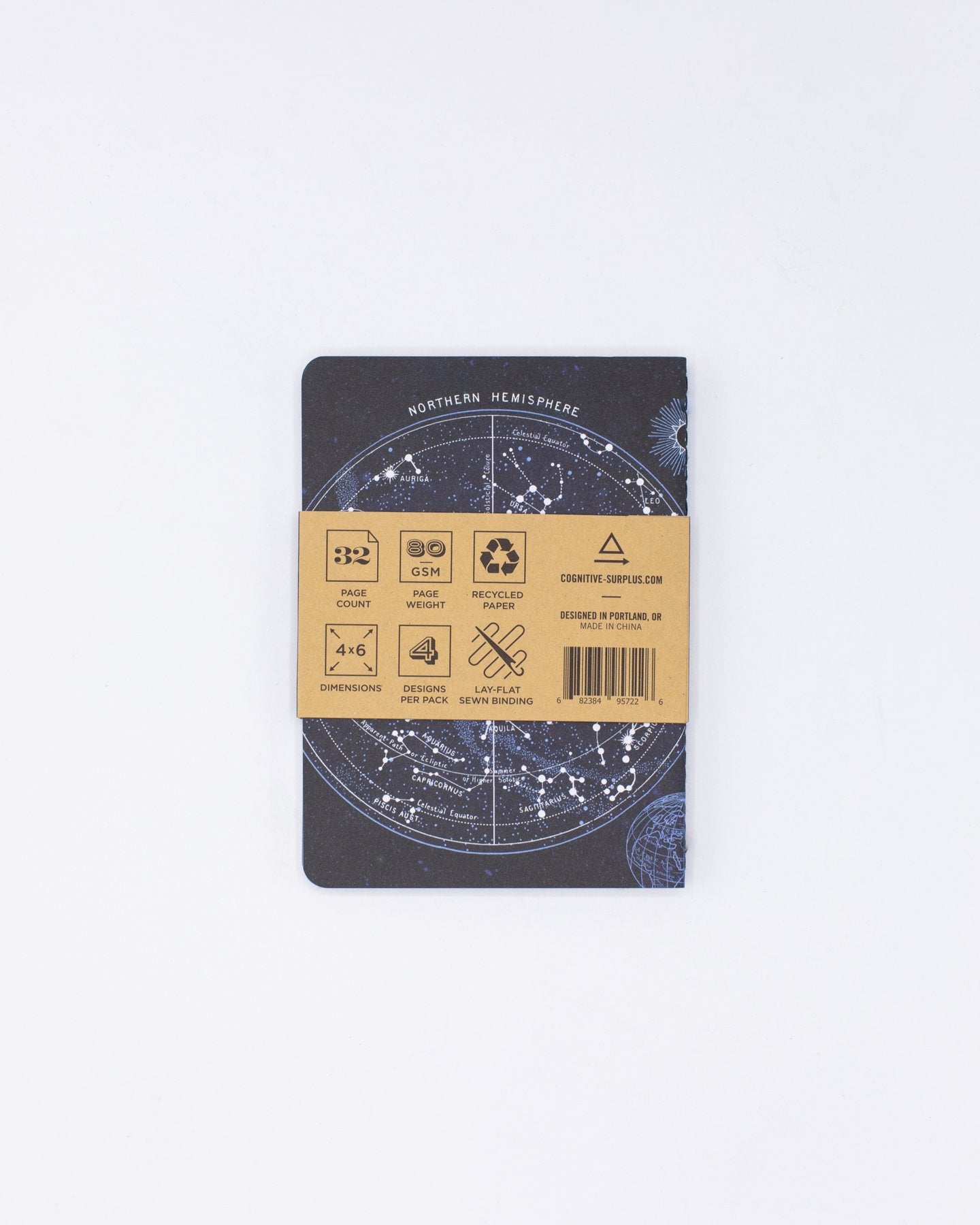 Space Science Taschennotizbuch 4er-Pack