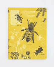 Bees Softcover Notebook - Lined