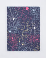 Neural Circuit Softcover Notebook - Dot Grid