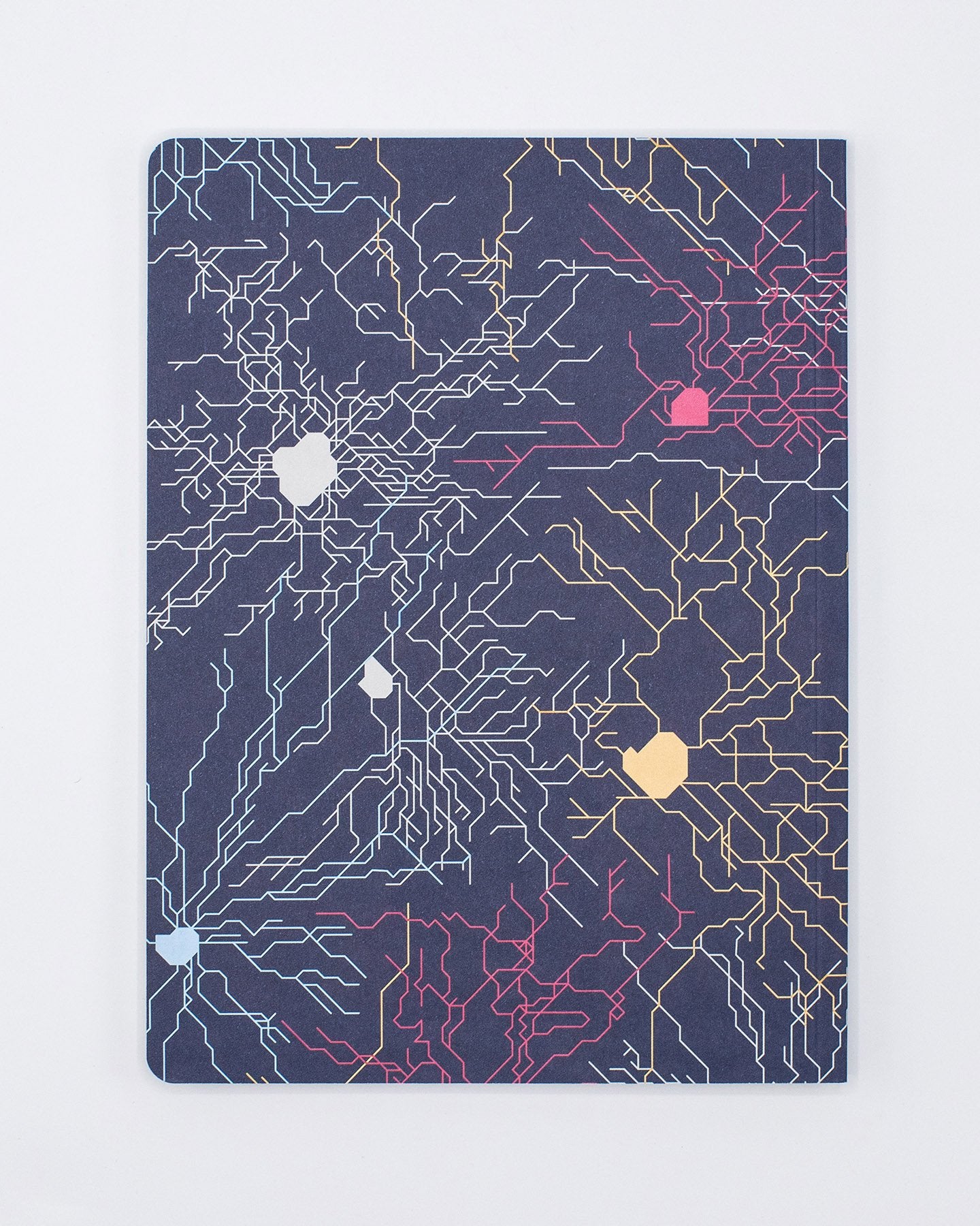 Neural Circuit Softcover Notebook - Dot Grid