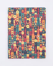 Retro Rockets Softcover Notebook - Lined