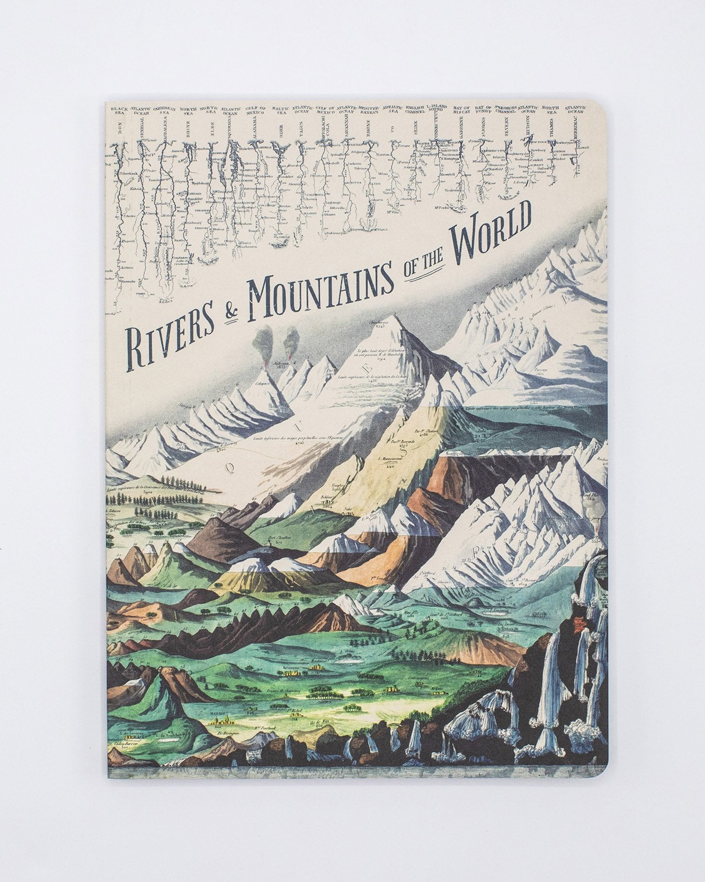 Rivers & Mountains Softcover Notebook - Lined
