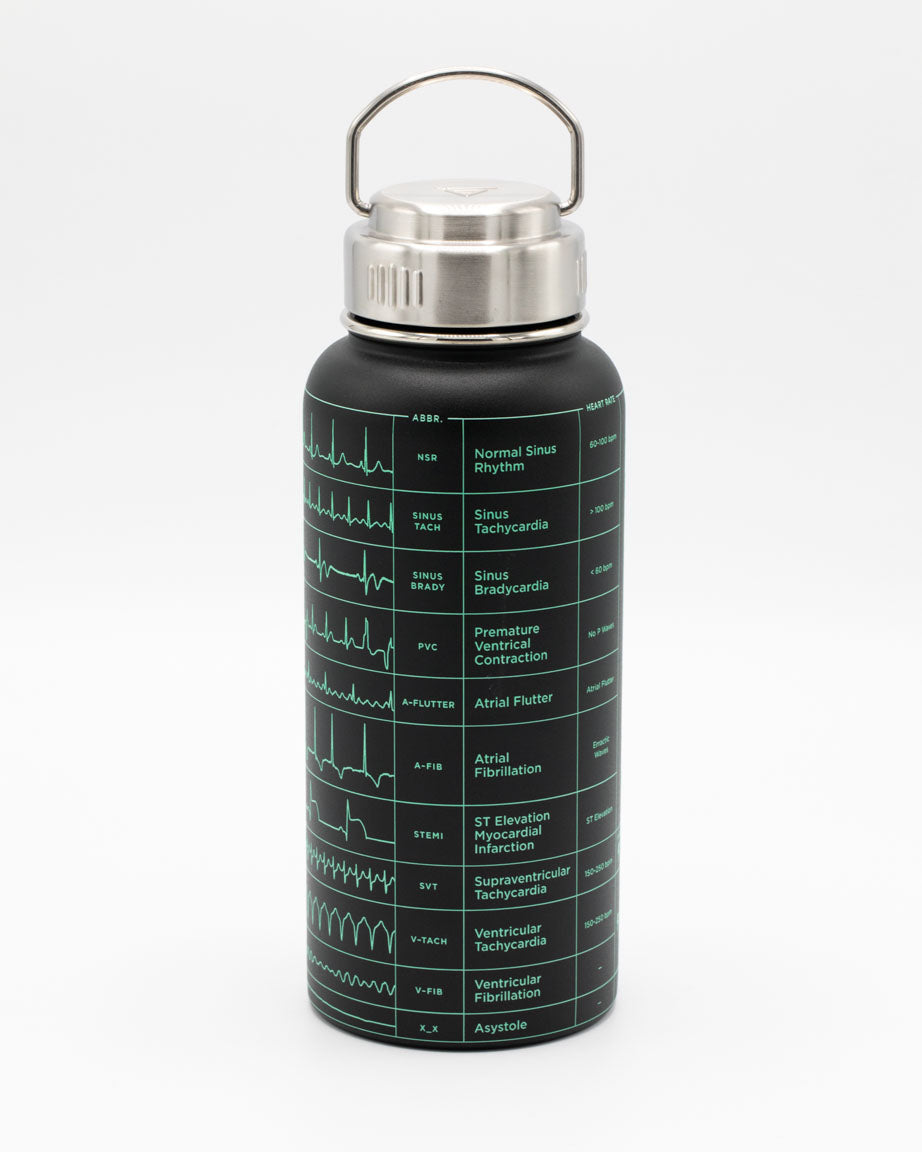 Heartbeat 950 mL Steel Bottle