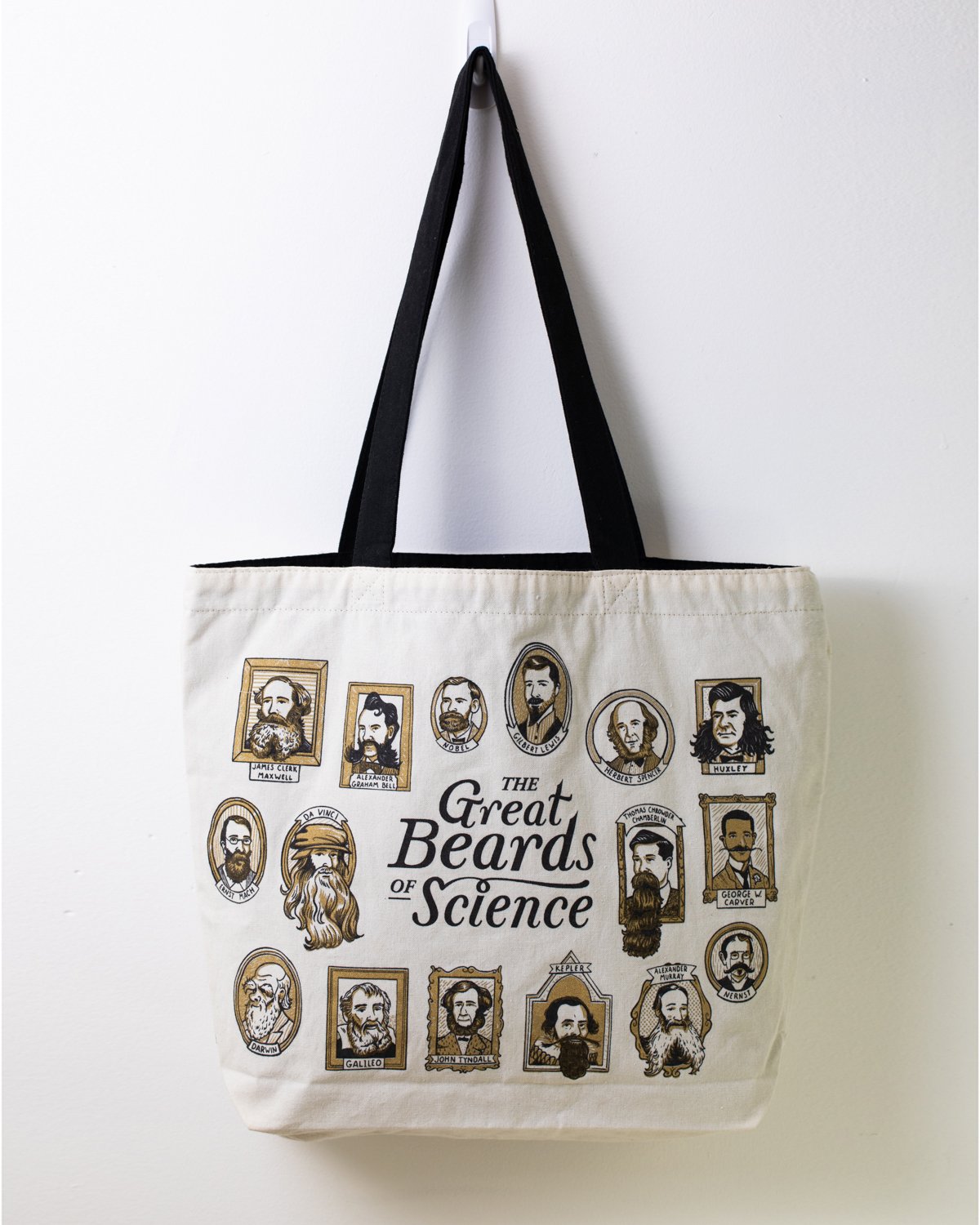 Great Beards of Science Tote Bag