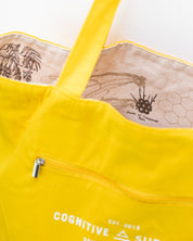 Sac fourre-tout à bandoulière en toile Honey Bee