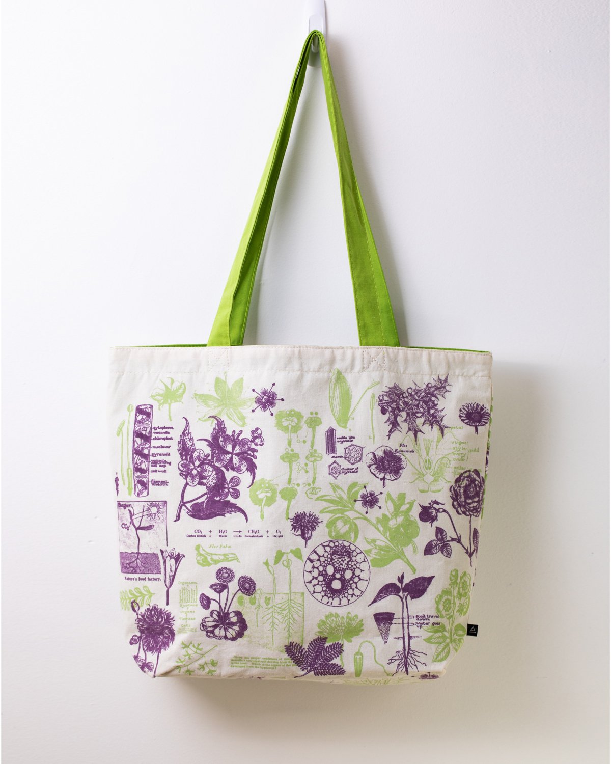 Botanical Plants Canvas Shoulder Tote - Cognitive Surplus