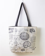 Brain Anatomy Canvas Shoulder Tote - Cognitive Surplus