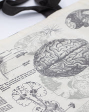 Brain Anatomy Canvas Shoulder Tote - Cognitive Surplus