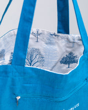 Trees & Branches Canvas Shoulder Tote