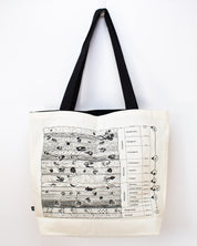 Core Sample Canvas Shoulder Tote Bag