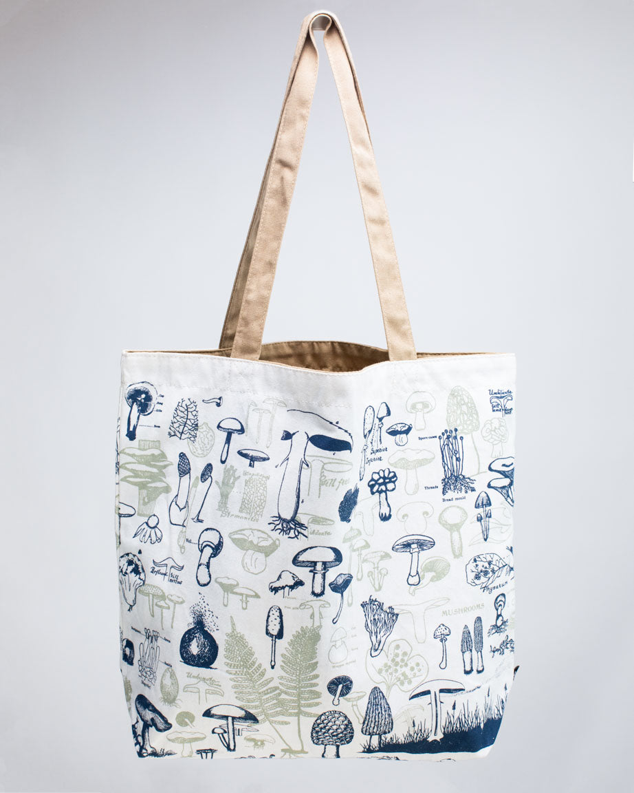 Mushrooms Canvas Shoulder Tote Bag