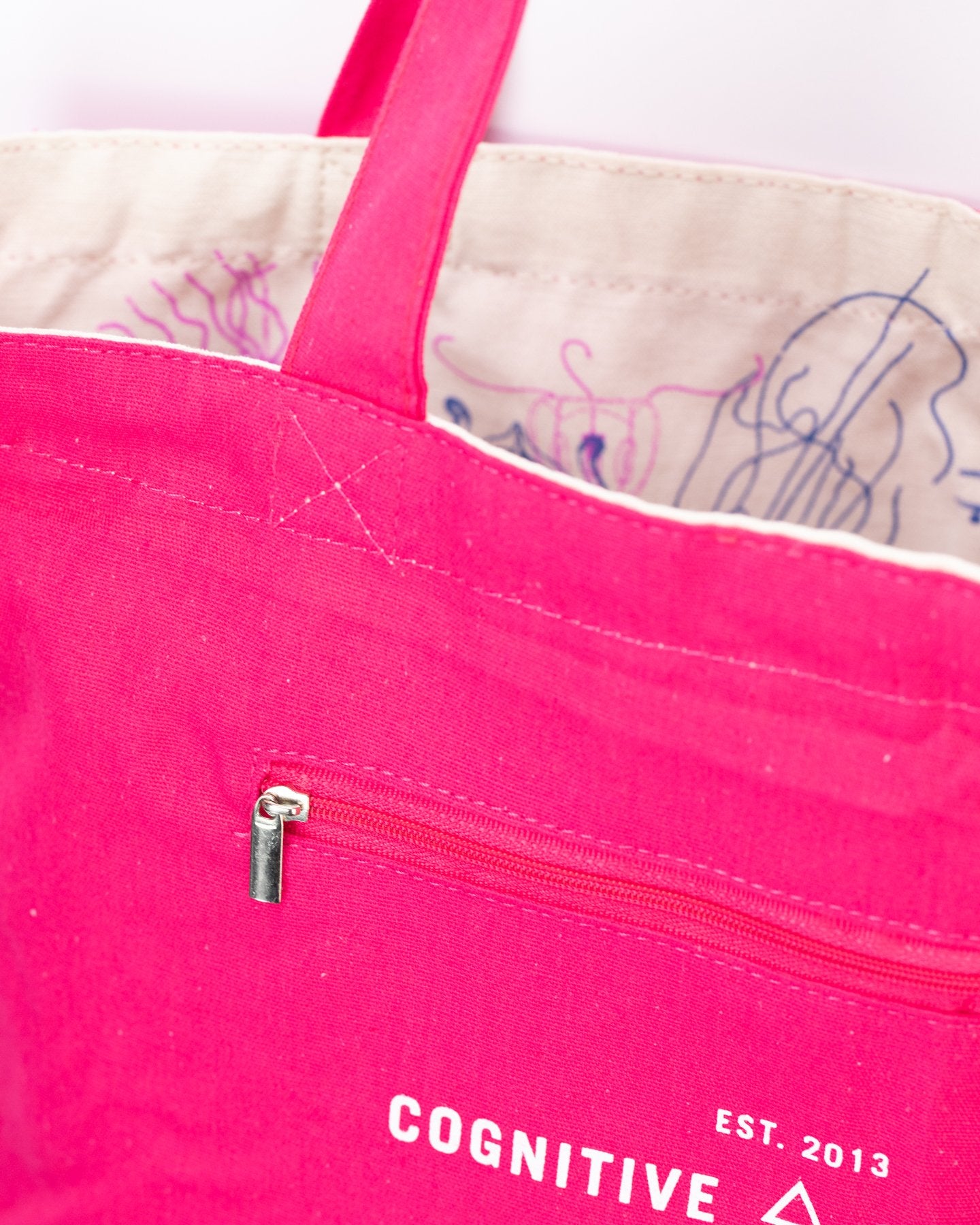 Jellyfish Canvas Shoulder Tote Bag