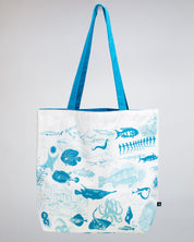 Sac fourre-tout à bandoulière en toile Marine Life