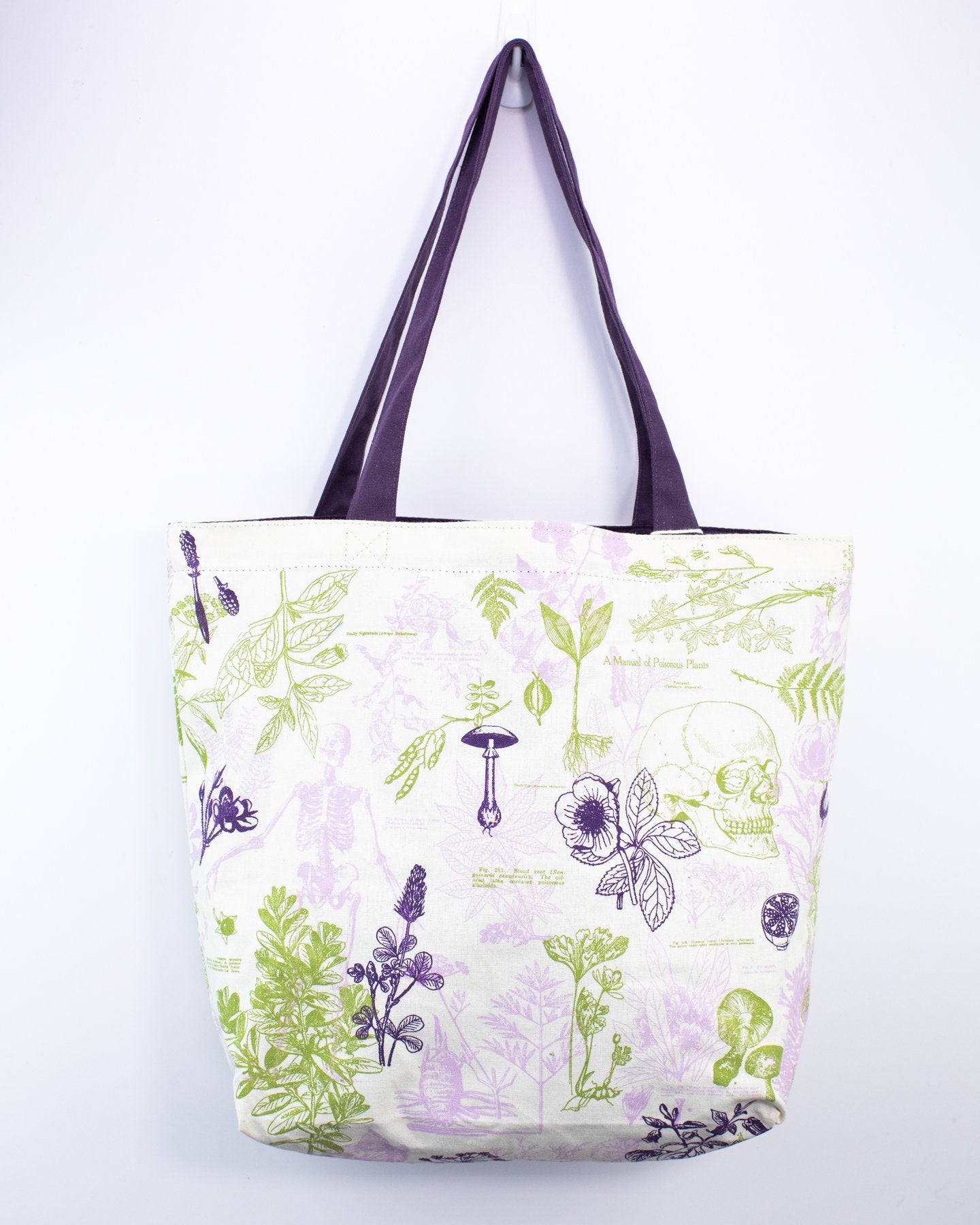 Poisonous Plants Canvas Shoulder Tote Bag