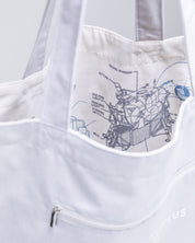 Rocketry Canvas Shoulder Tote Bag