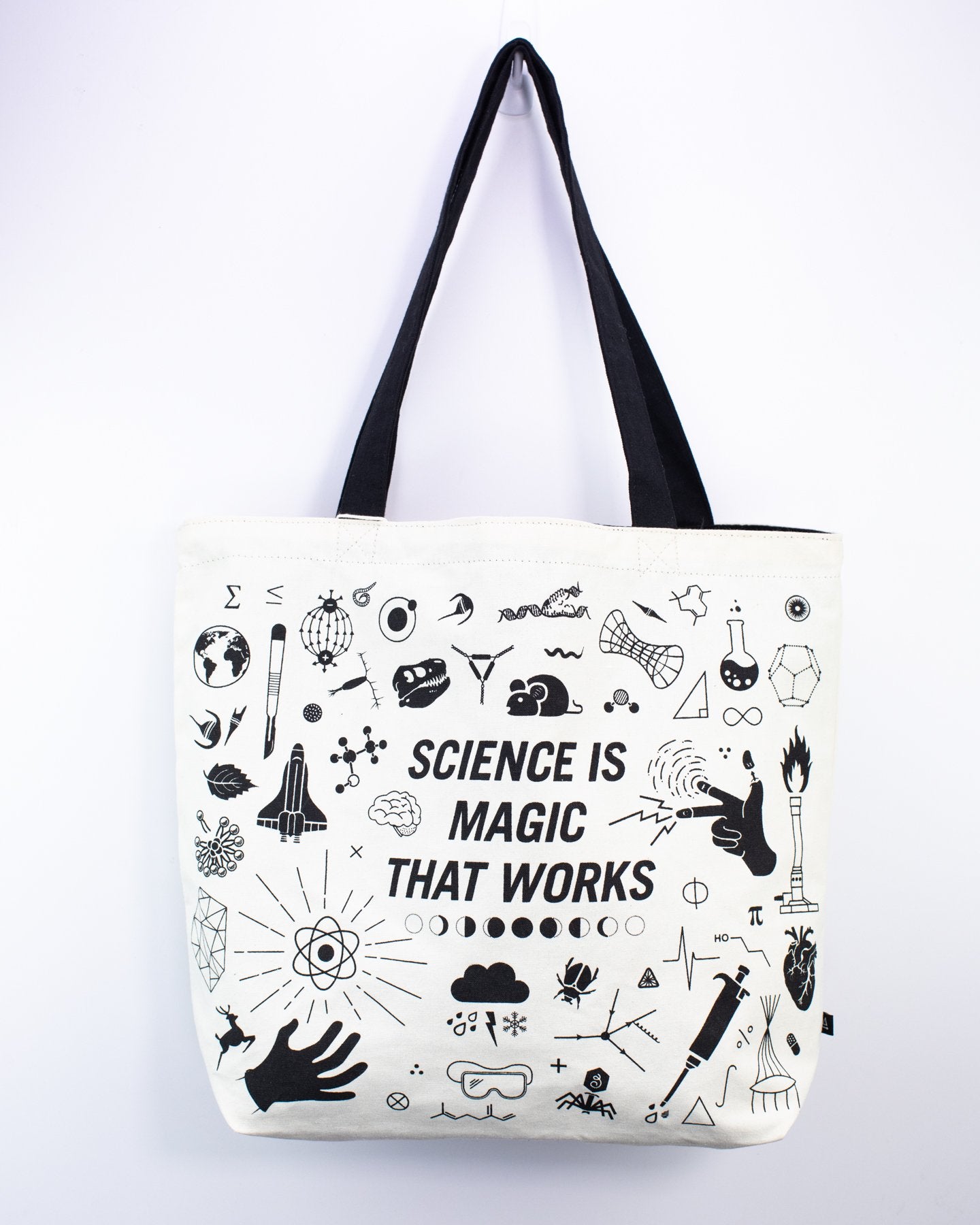 La science est magique Tote bag doublé