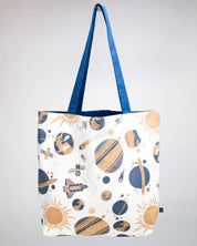 Retro Space Shoulder Tote