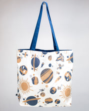 Retro Space Shoulder Tote