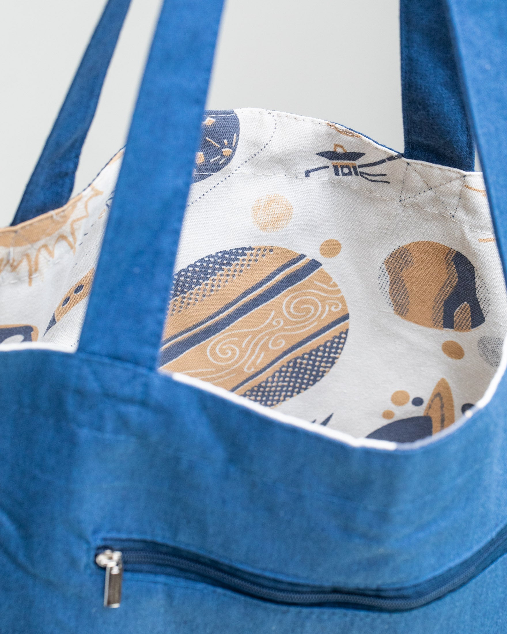 Retro Space Shoulder Tote