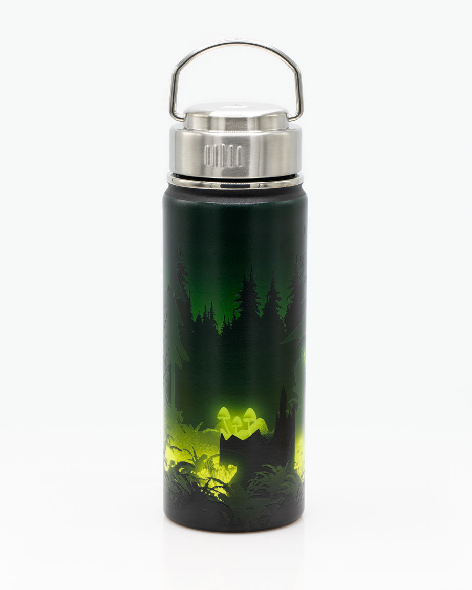 Bioluminescent Mushrooms 500 mL Steel Bottle