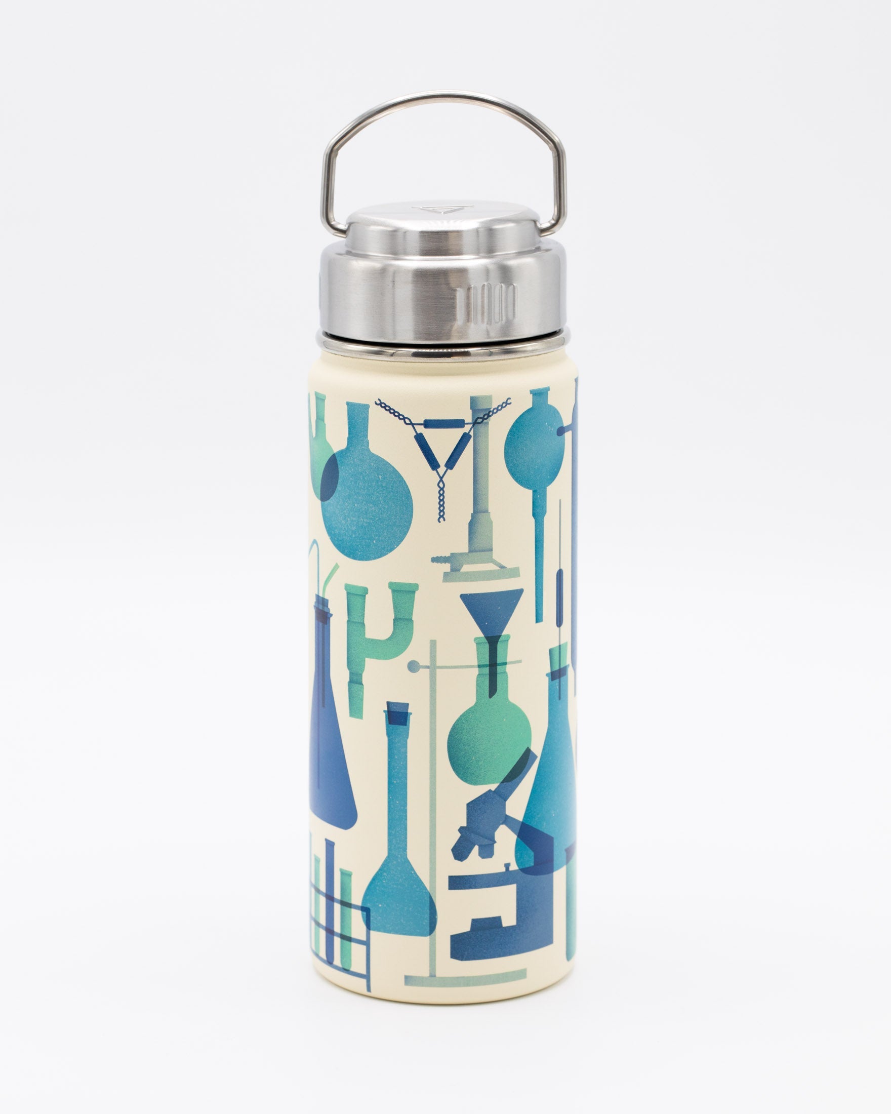 Retro Science Lab 500 mL Steel Bottle