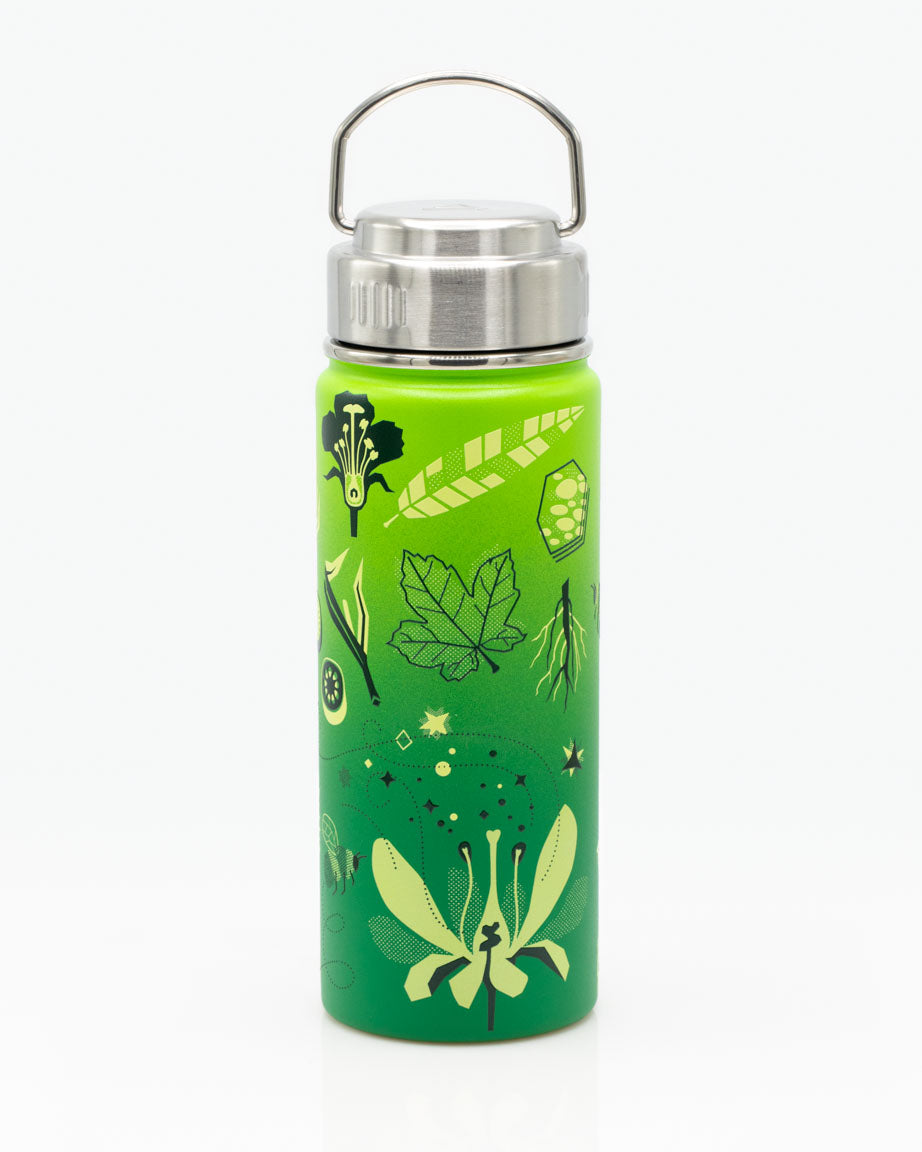 Retro Botany 500 mL Steel Bottle