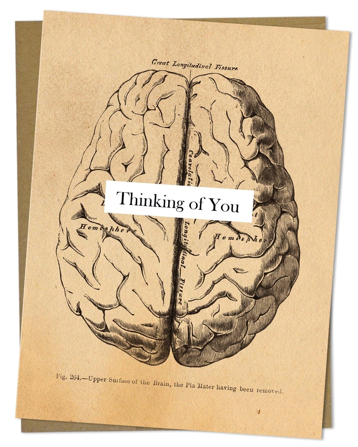 Thinking of You: Vintage Brain Card Cognitive Surplus