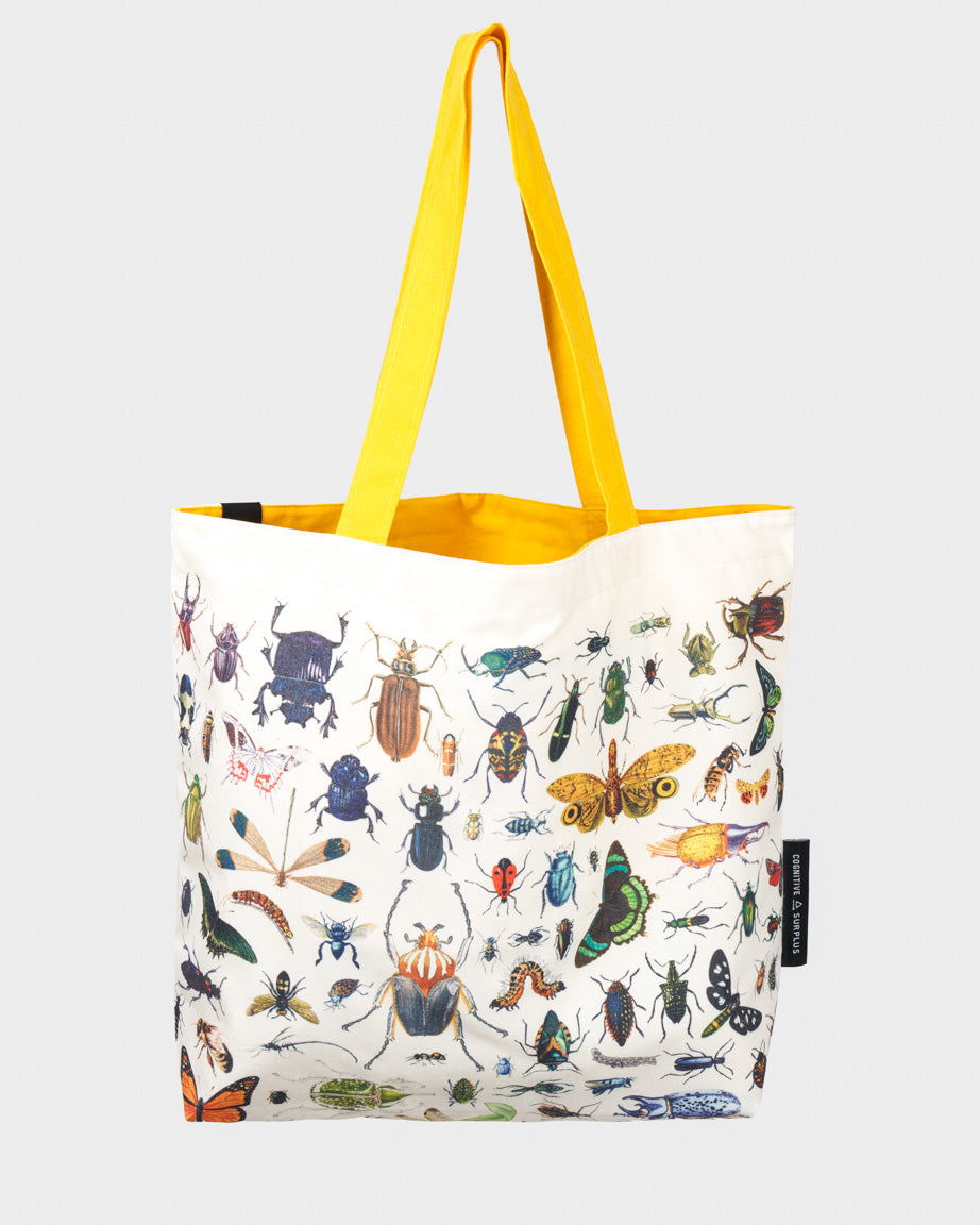 Garden Friends: Entomology Canvas Shoulder Tote