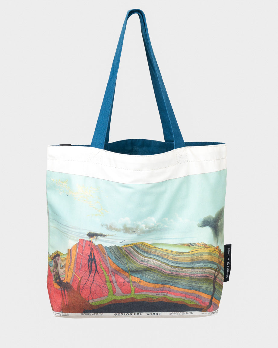 Layers of Earth Canvas Shoulder Tote