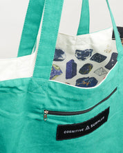 Gems & Minerals Canvas Shoulder Tote