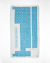 Periodic Table Turkish Towel