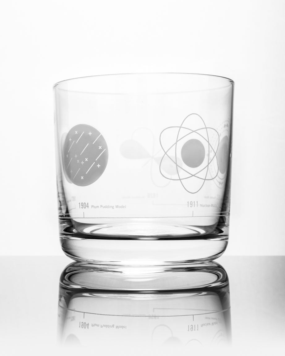 Atomic Models Whiskey Glass