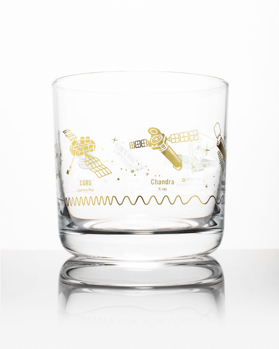 Space Telescopes Whiskey Glass